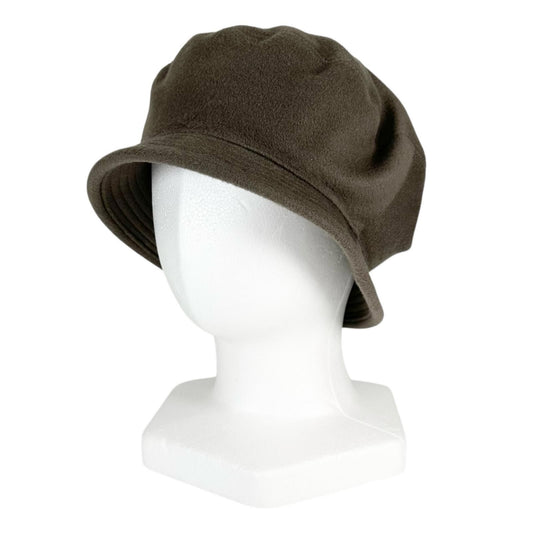 Hermes Cashmere Stitch Crochet Hat Bucket Hat Brown 56