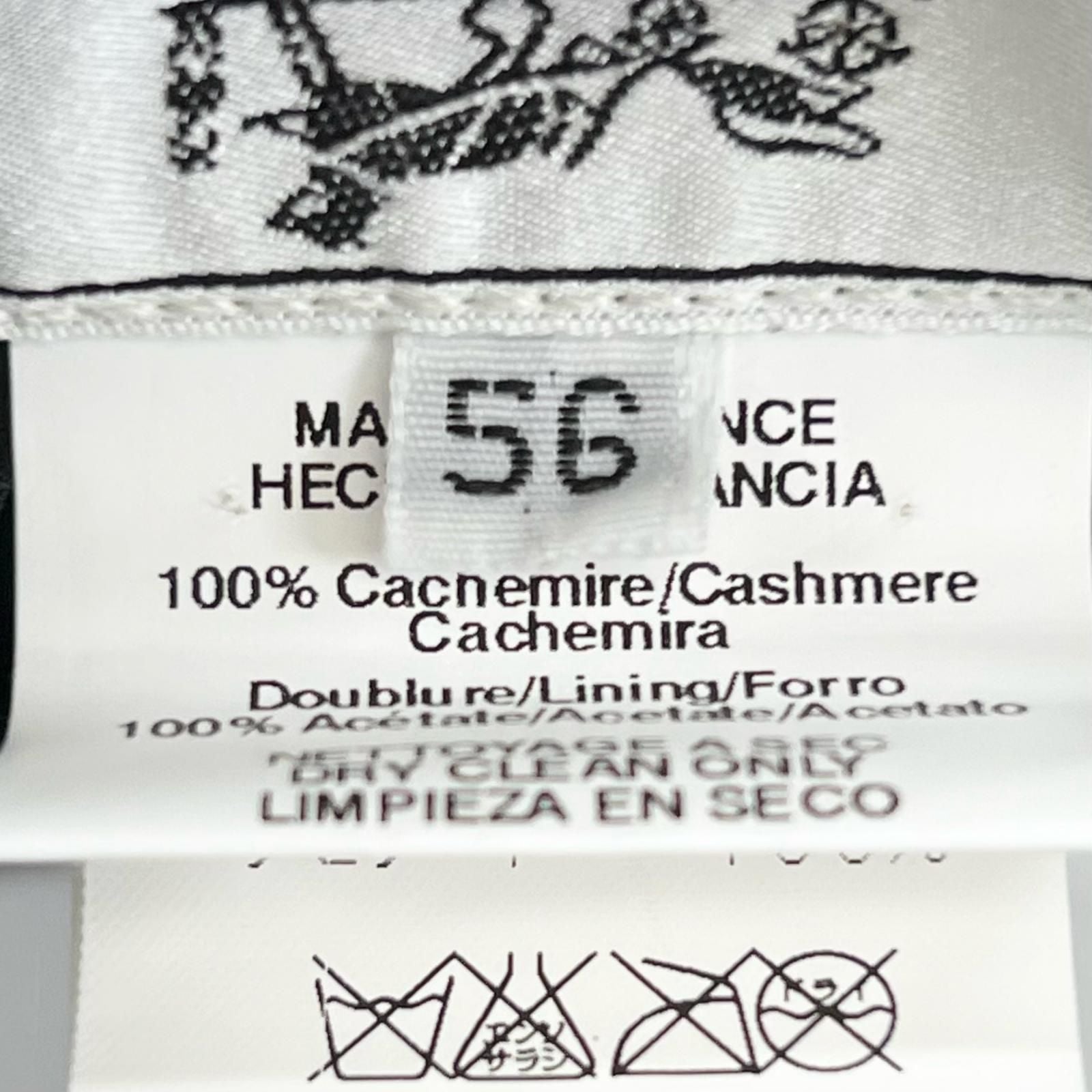 Hermes Cashmere Stitch Crochet Hat Bucket Hat Brown 56 — view 8