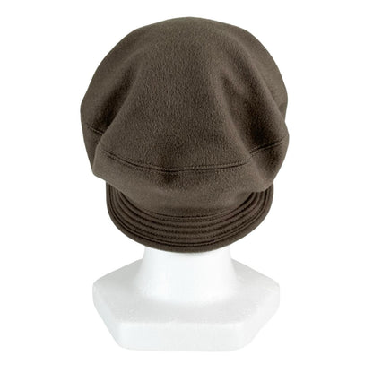 Hermes Cashmere Stitch Crochet Hat Bucket Hat Brown 56 — view 4
