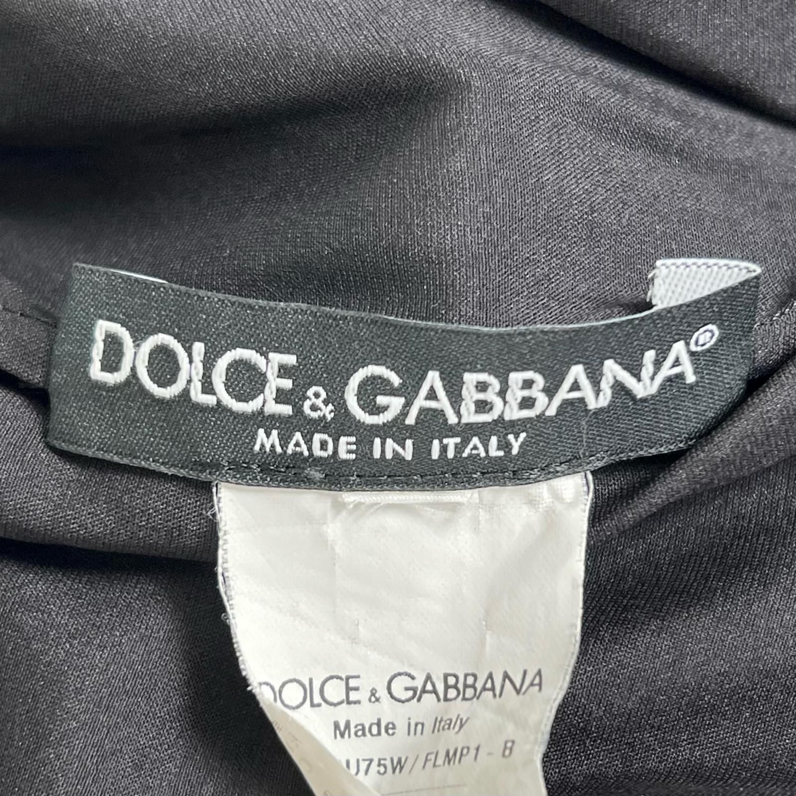 Dolce & Gabbana Floral Pattern Full Lace Dress Purple — view 6