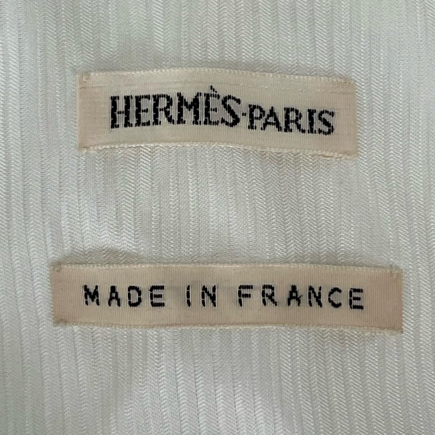Hermes Vintage Martin Margiela Era Normandy Coast Charm Silk 100% Vest Multicolo — view 6