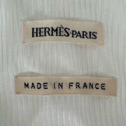 Hermes Vintage Martin Margiela Era Normandy Coast Charm Silk 100% Vest Multicolo — view 6