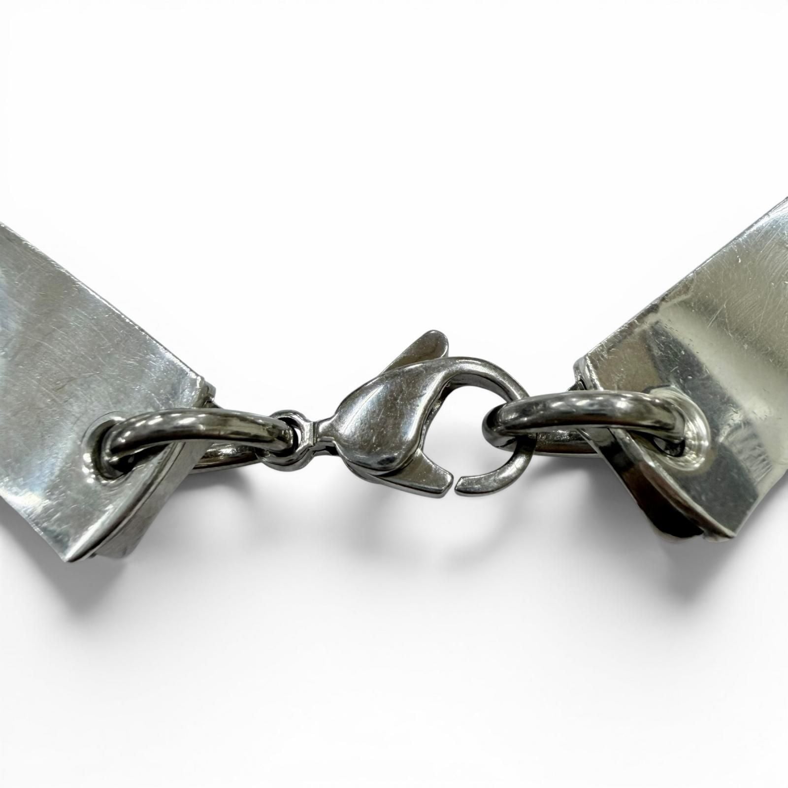 Tiffany & Co Plate Link 925 TI Bracelet Silver — view 6