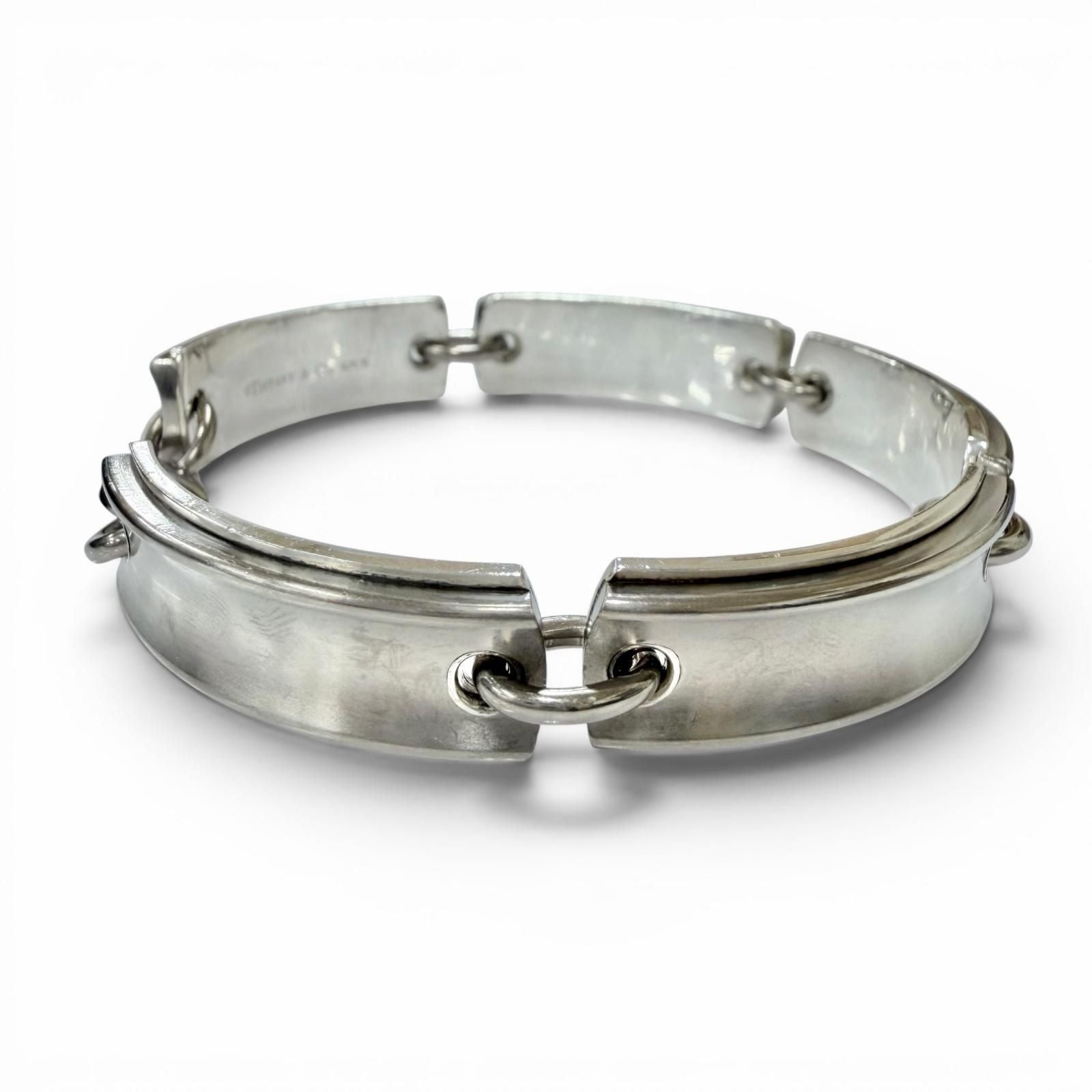 Tiffany & Co Plate Link 925 TI Bracelet Silver — view 4
