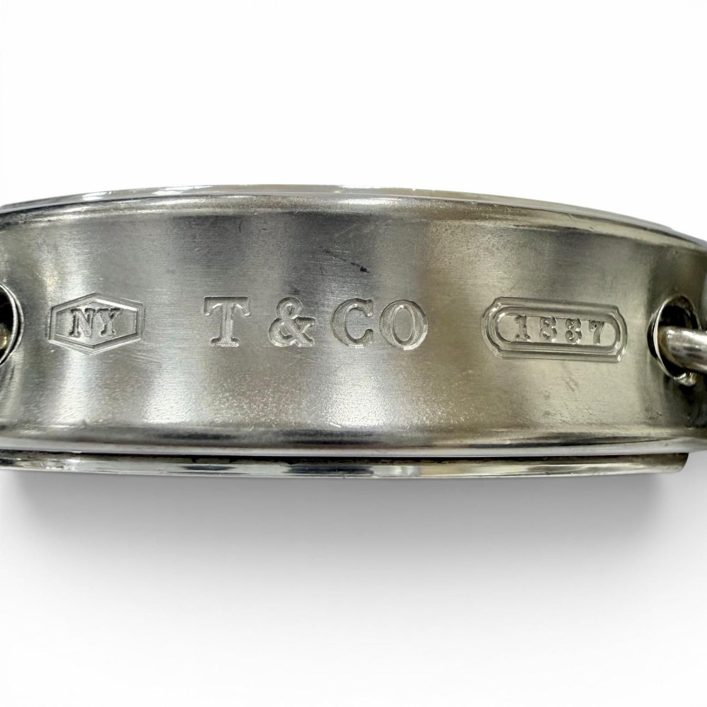 Tiffany & Co Plate Link 925 TI Bracelet Silver — view 7