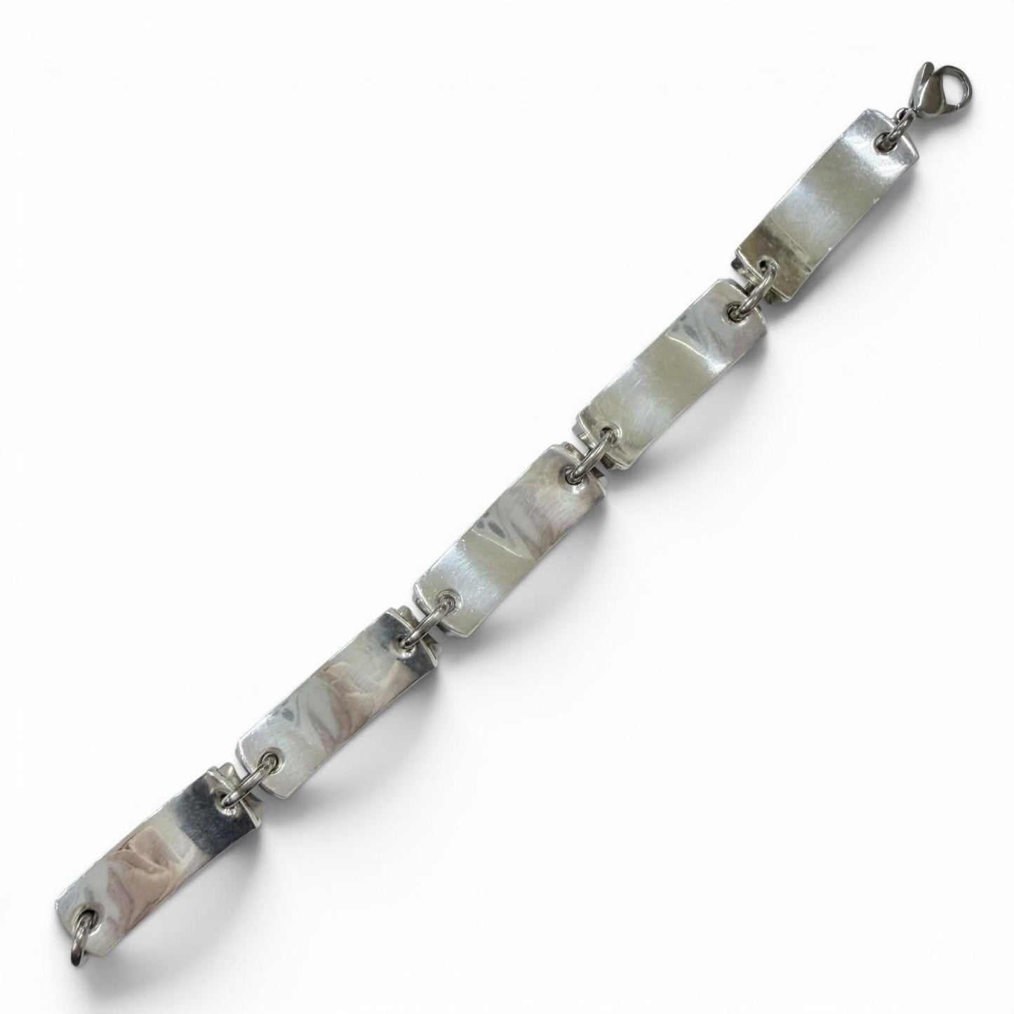 Tiffany & Co Plate Link 925 TI Bracelet Silver — view 5