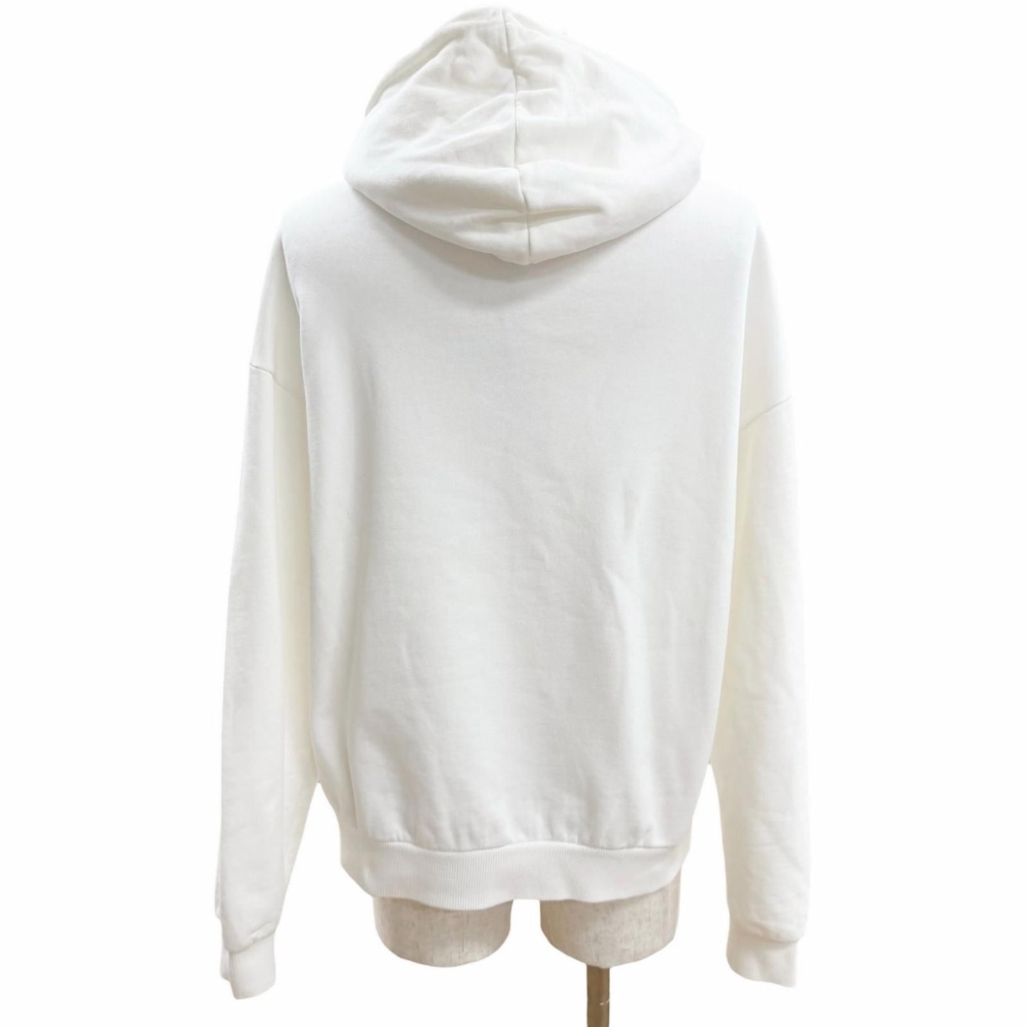 Celine Gradient Logo Loose Day Pullover Hoodie White — view 4