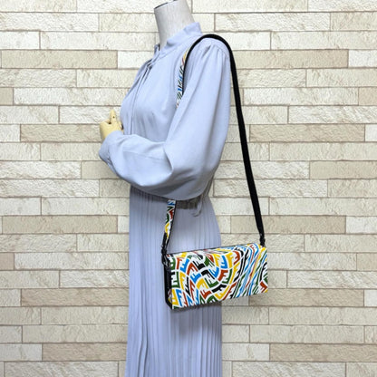 Fendi Vertigo Box Shoulder Bag Zucca Leather White — view 2