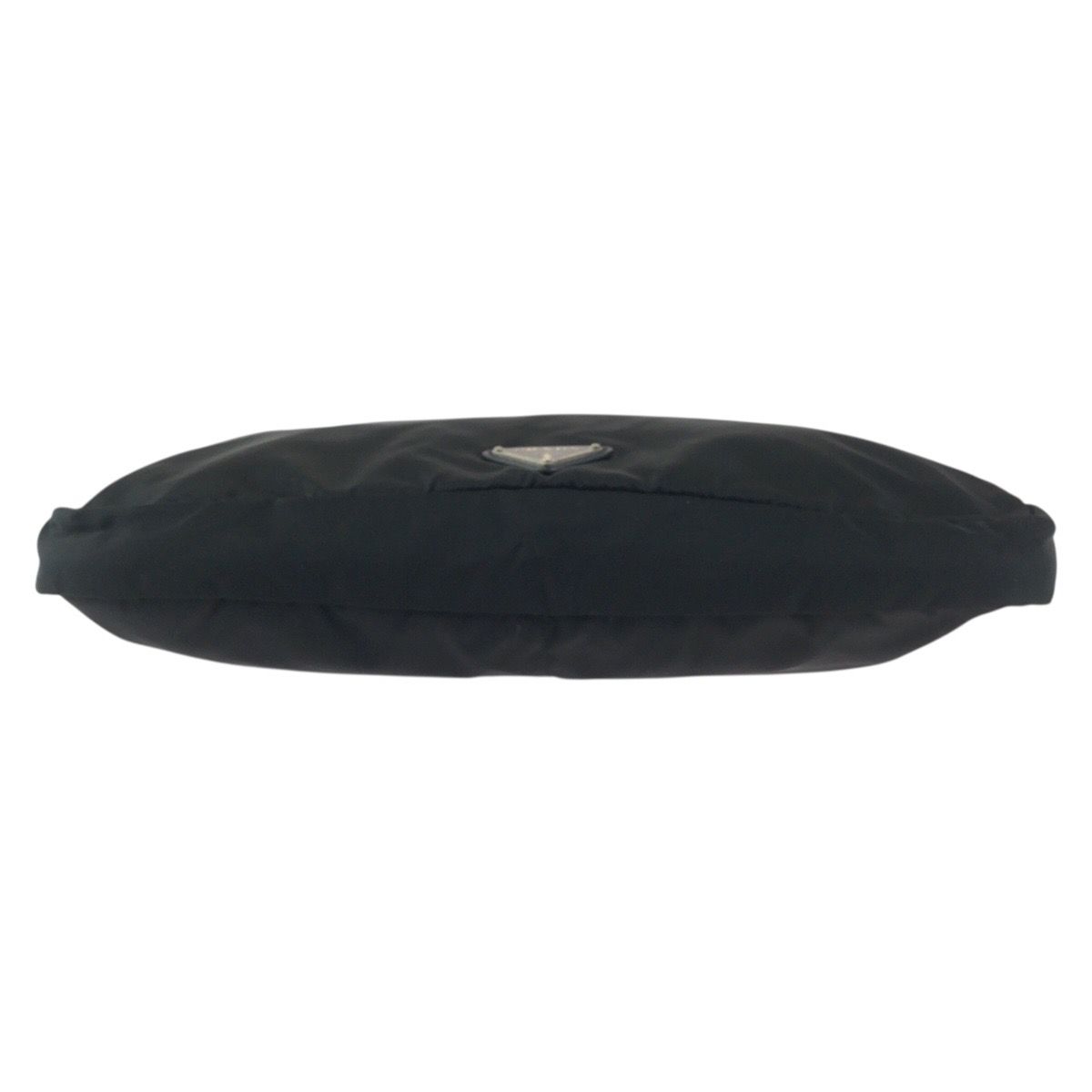 Prada Tessuto Black Silver Nylon Clutch PC Case — view 9