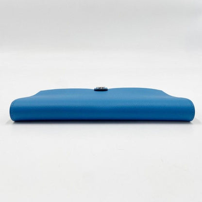 Hermes Wallet Toutenmain Blue Green Silver Display — view 3