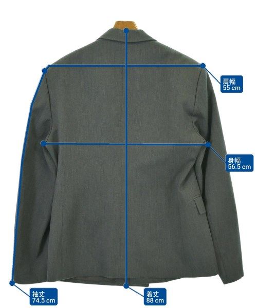Prada Tailored Jacket Gray — view 7