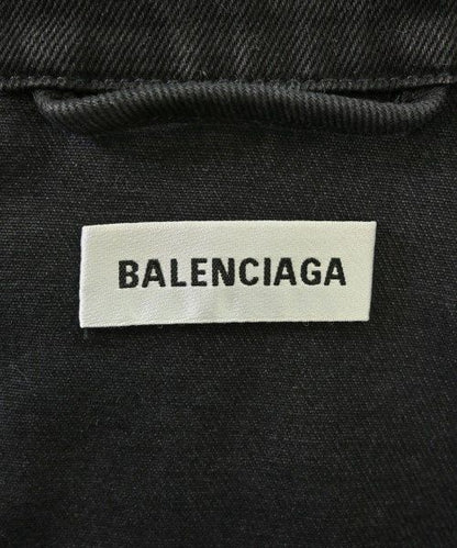 Balenciaga Denim Jacket Black — view 3