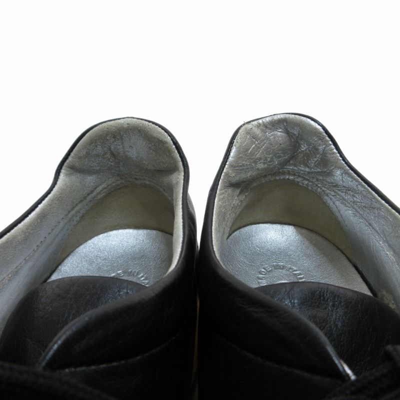 Chanel Leather Sneakers Clear Sole Shoes CC Logo Black — view 8