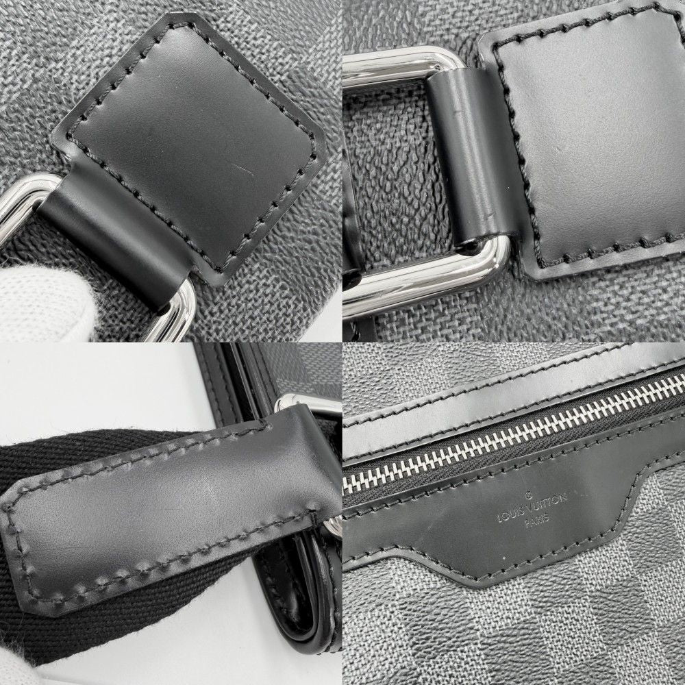 Louis Vuitton Shoulder Bag Damier Graphite Thomas Black Silver — view 8
