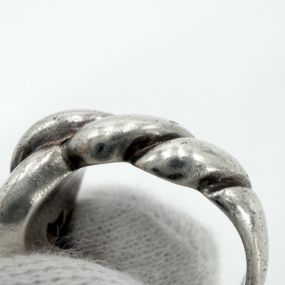 Hermes Ring Torsade Small 49 925 Sterling Silver — view 4