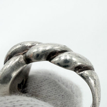 Hermes Ring Torsade Small 49 925 Sterling Silver — view 4