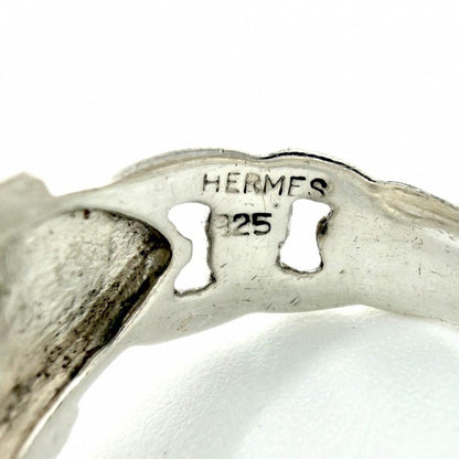Hermes Ring Brook Series Vintage 925 Sterling Silver — view 3