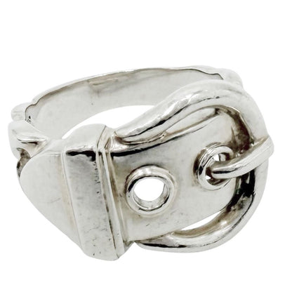 Hermes Ring Brook Series Vintage 925 Sterling Silver