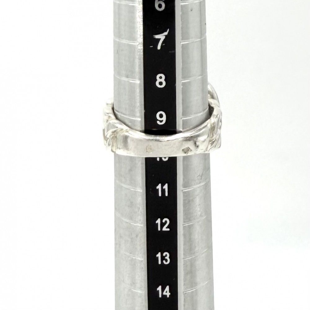 Hermes Ring Brook Series Vintage 925 Sterling Silver — view 4