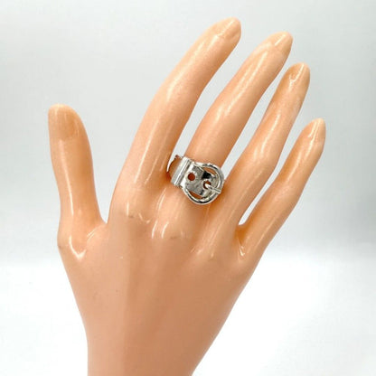 Hermes Ring Brook Series Vintage 925 Sterling Silver — view 2
