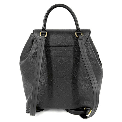Louis Vuitton Backpack Monogram Empreinte Montsouris PM Black Silver — view 2