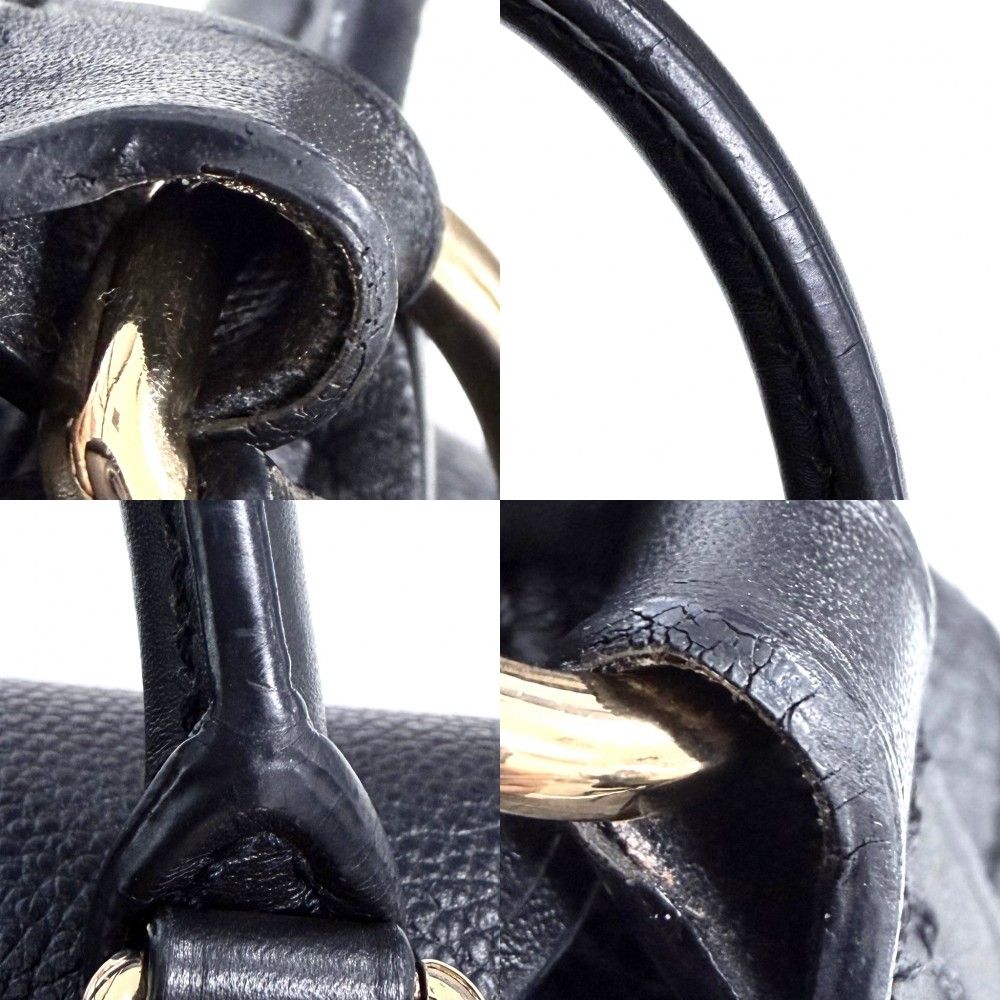 Louis Vuitton Backpack Monogram Empreinte Montsouris PM Black Silver — view 7