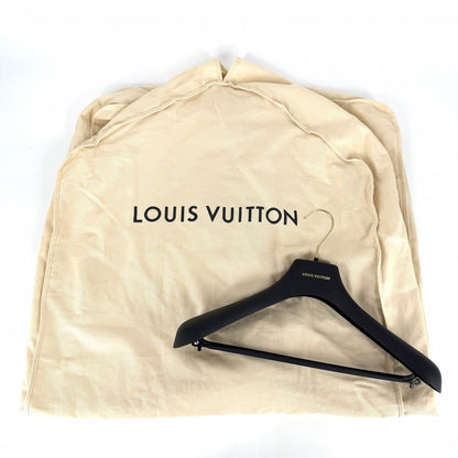 Louis Vuitton Denim Jacket Boyhood Fringe Distressed Monogram 48 Pink Blue — view 7