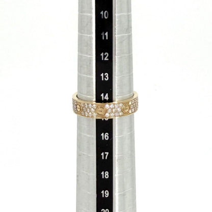 Cartier Ring Love Small Pave 18k YG Gold 88 Diamonds — view 5