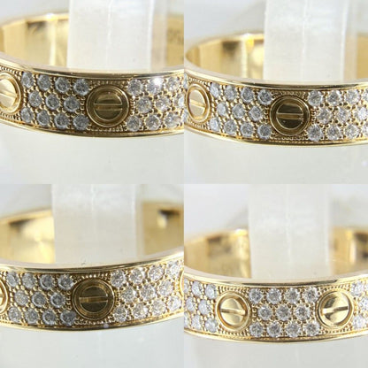 Cartier Ring Love Small Pave 18k YG Gold 88 Diamonds — view 3