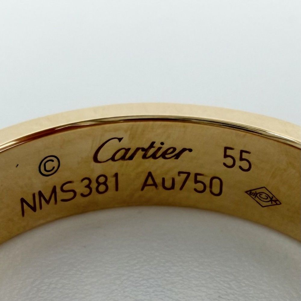 Cartier Ring Love Small Pave 18k YG Gold 88 Diamonds — view 4