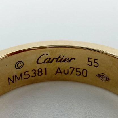 Cartier Ring Love Small Pave 18k YG Gold 88 Diamonds — view 4