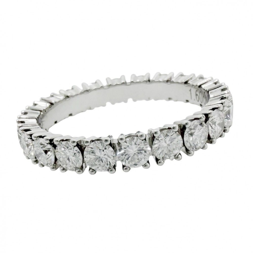 Cartier Ring Full Eternity Destiny Pave 52 Diamond
