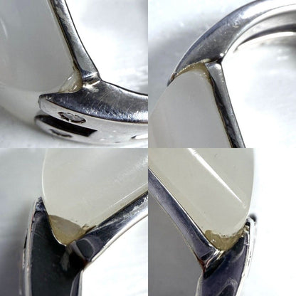 Hermes Ring Medley Vintage 52 925 Sterling Silver Moonstone — view 6