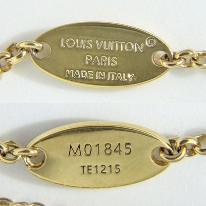 Louis Vuitton Necklace LV 2 Chain with Adjuster Star Line Stone Gold — view 4