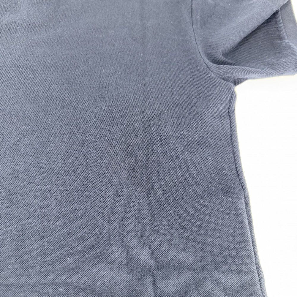 Miu Miu Miu Polo Shirt Cotton Pique Short Sleeve S Navy White Spring Summer — view 6