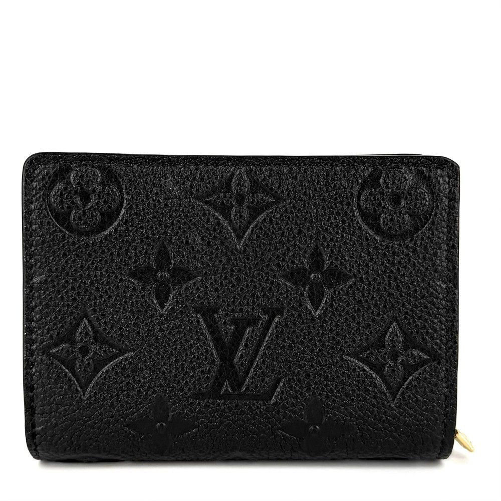 Louis Vuitton Bifold Wallet Monogram Empreinte Portefeuille Mini Snap Button