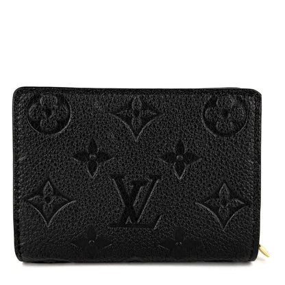 Louis Vuitton Bifold Wallet Monogram Empreinte Portefeuille Mini Snap Button