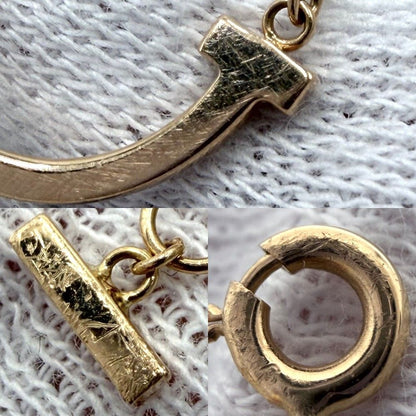 Tiffany & Co Necklace T Smile Mini Pendant Adjustable Star with 18k PG Gold — view 7