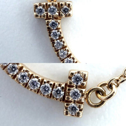 Tiffany & Co Necklace T Smile Mini Pendant Adjustable Star with 18k PG Gold — view 6