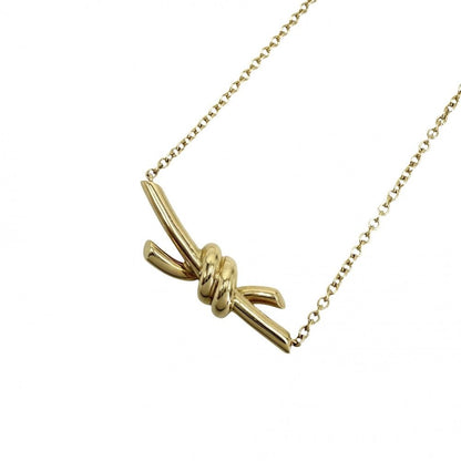 Tiffany & Co Necklace Knot Adjustable Star 18k YG Gold