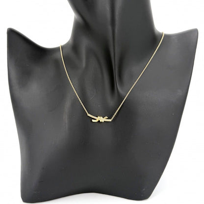 Tiffany & Co Necklace Knot Adjustable Star 18k YG Gold — view 3