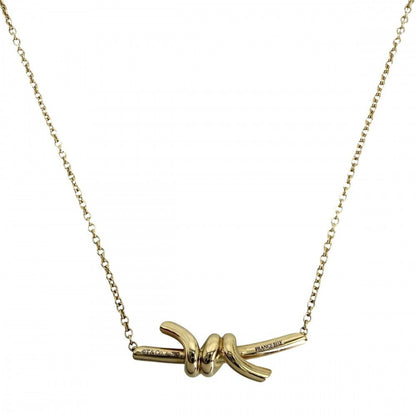 Tiffany & Co Necklace Knot Adjustable Star 18k YG Gold — view 2