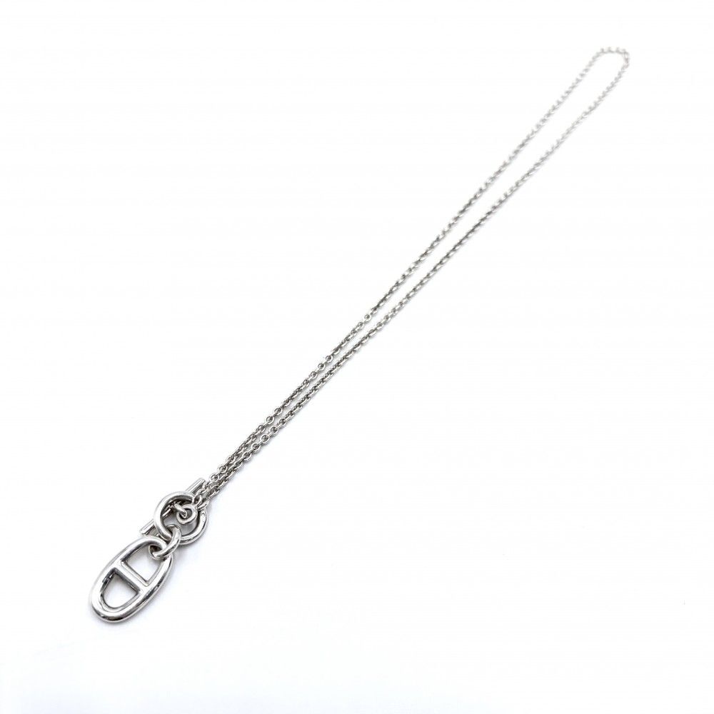 Hermes Necklace Chaine D'ancre Amulet Pendant 925 Sterling Silver — view 3