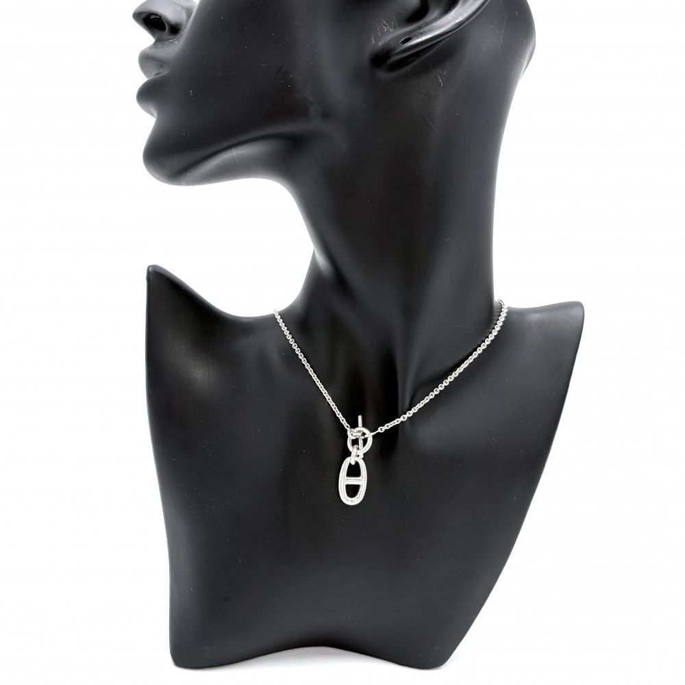 Hermes Necklace Chaine D'ancre Amulet Pendant 925 Sterling Silver — view 4
