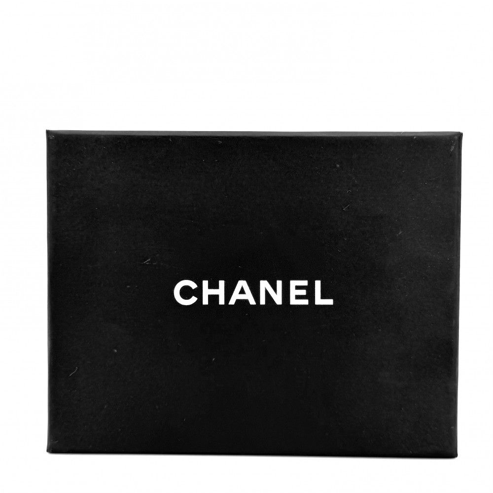Chanel Necklace CC Logo Plate Adjustable Star Long Line Stone Gold — view 7