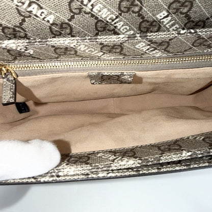 Gucci 2-Way Horsebit Collaboration Shoulder Crossbody GG Supreme Canvas Leather — view 4