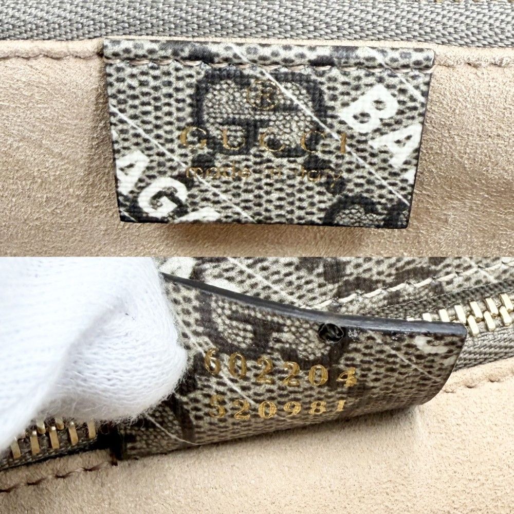 Gucci 2-Way Horsebit Collaboration Shoulder Crossbody GG Supreme Canvas Leather — view 5