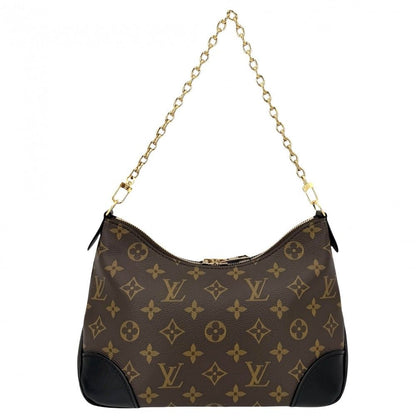 Louis Vuitton 2-Way Monogram Boulogne PM Shoulder Bag Crossbody Black Noir — view 2