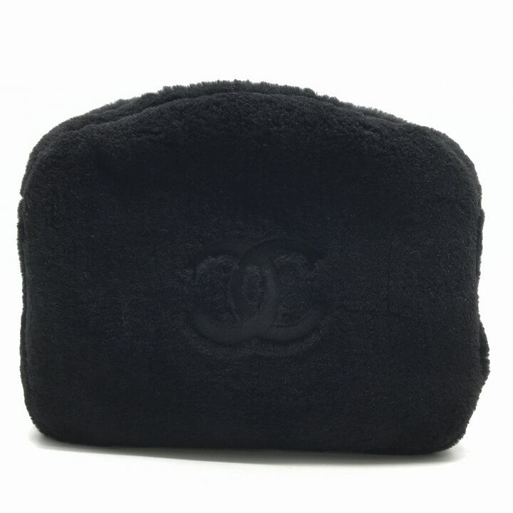Chanel CC Logo Sandals Shu-z Shoes 36 C Pouch LadyBlack — view 6