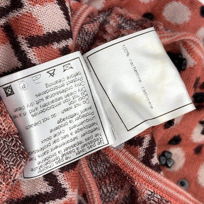 Chanel CC Logo 38 Cashmere z Knit Skirt LadyPink — view 8